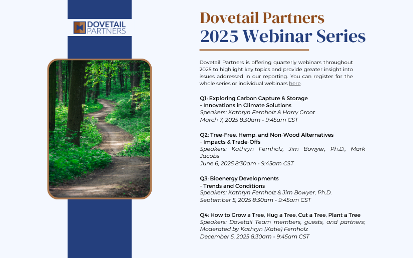 Dovetail Partners 2025 Webinar Series